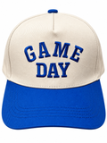 “GAME DAY” Blue canvas cap