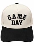 “GAME DAY” Black canvas cap