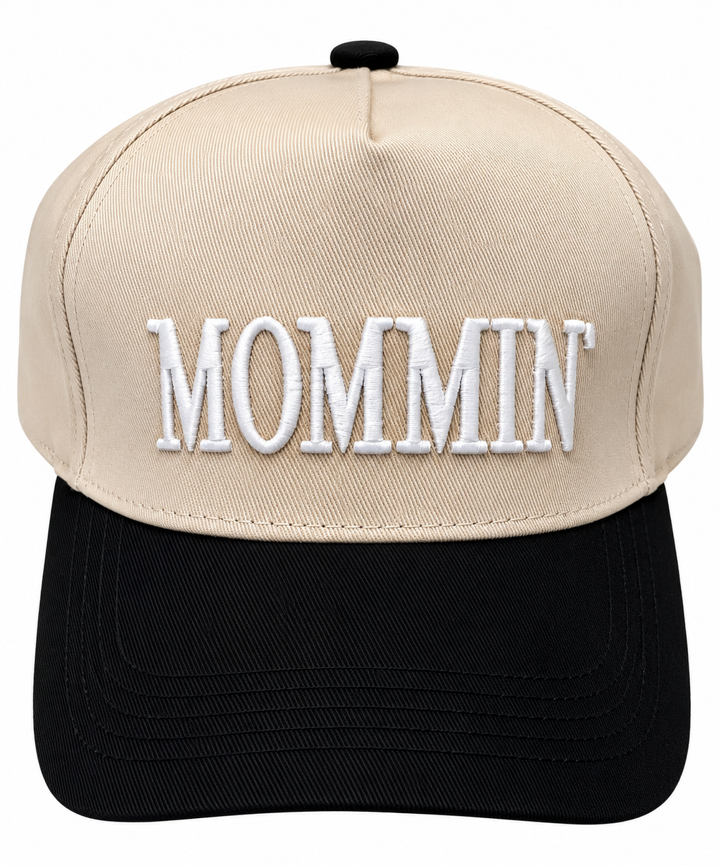 MOMMIN Embroidered trucker hat-vintage style