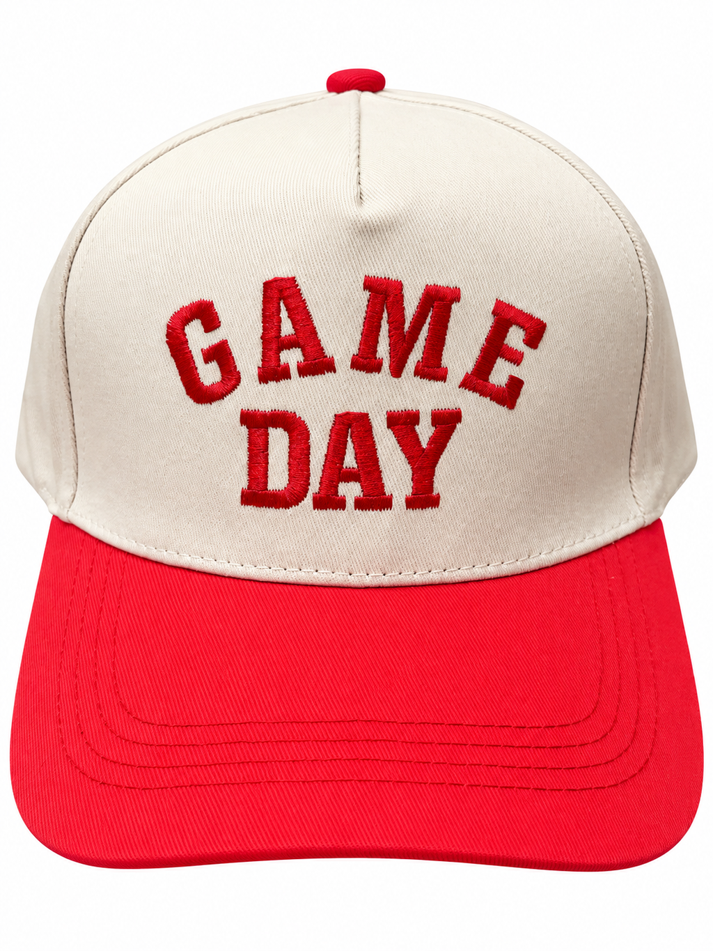 “GAME DAY” Red canvas cap