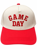 “GAME DAY” Red canvas cap