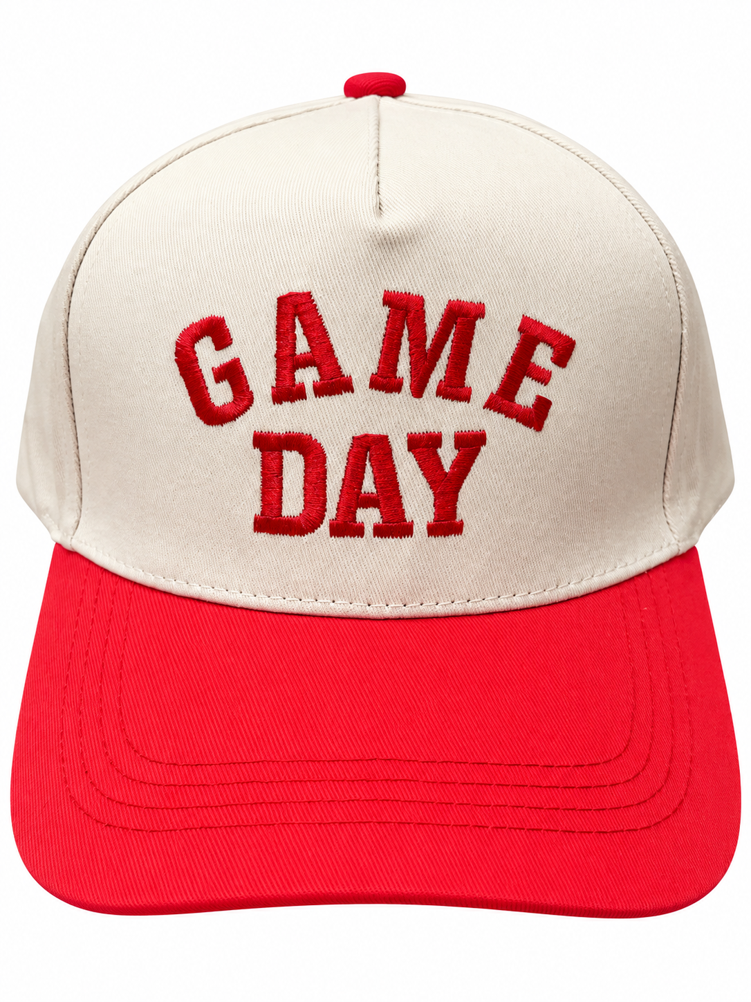 “GAME DAY” Red canvas cap